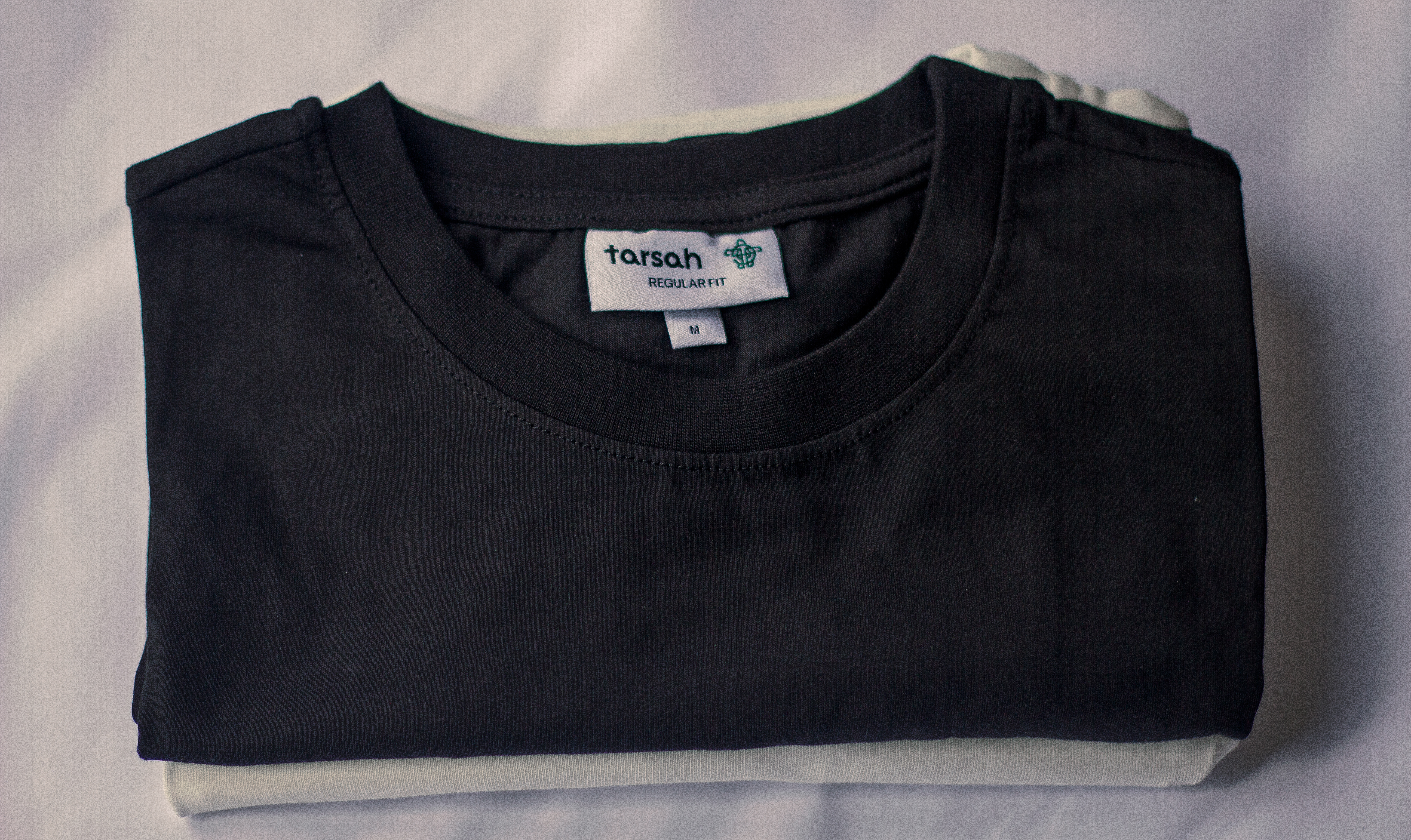 folded t-shirt tarsah pure 30 cotton 100%