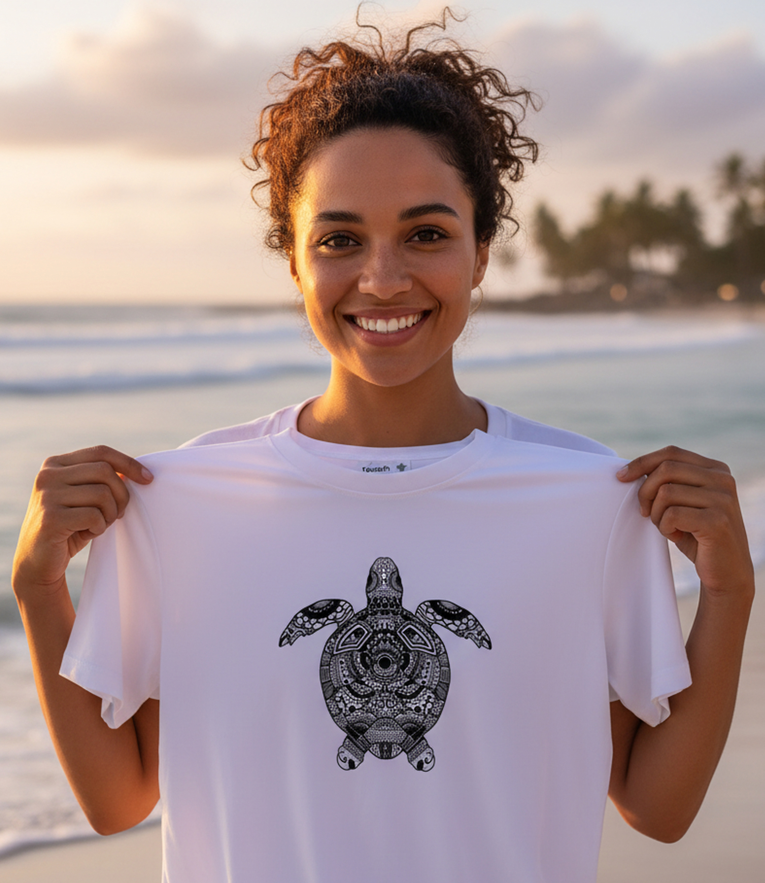 tarsah mandala icon screenprinted pure30 t shirt ai photoshot models flat8